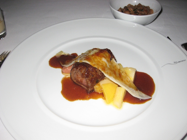 Les Menus par Pierre Gagnaire Lotte Moscow Review - Venison with Chestnut Spaetzle