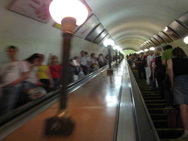 Getting Around Moscow by Metro: Top Subway Tips - Escalator