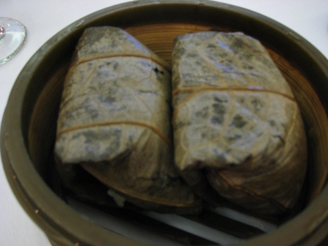 Oriental Garden Dim Sum NYC Restaurant Review - Lotus Leaf Wrapped Sticky Rice