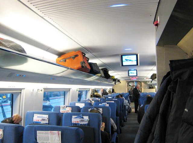 Sapsan Train Moscow to St. Petersburg Review - Business Class