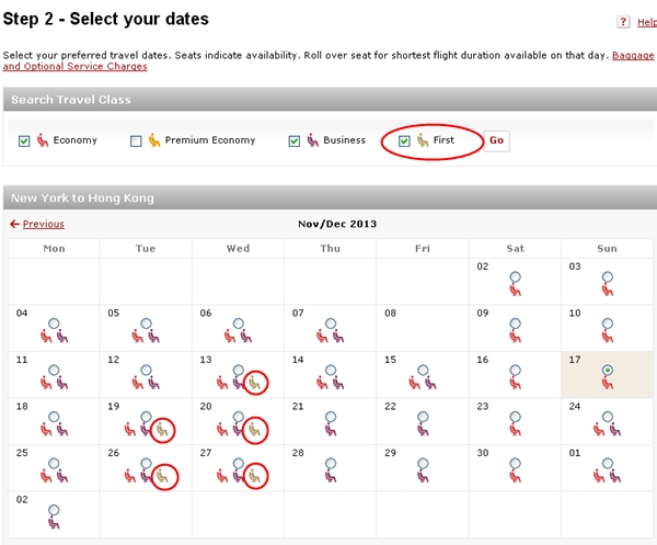 How to Find Cathay Award Availability Using Qantas.com