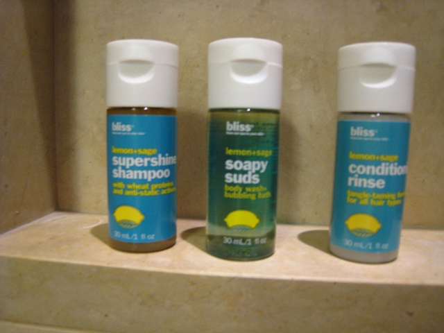 W St. Petersburg Hotel Review - Bliss Bath Amenities