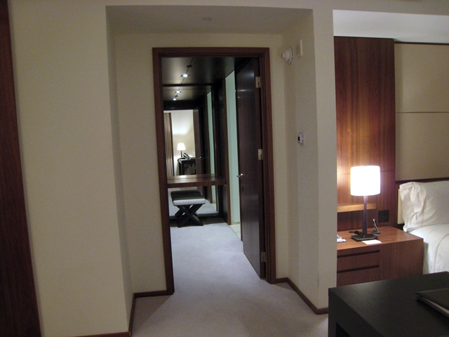 The Setai Fifth Avenue NYC Hotel Review - Entrance to Bathroom and Walk in Closet