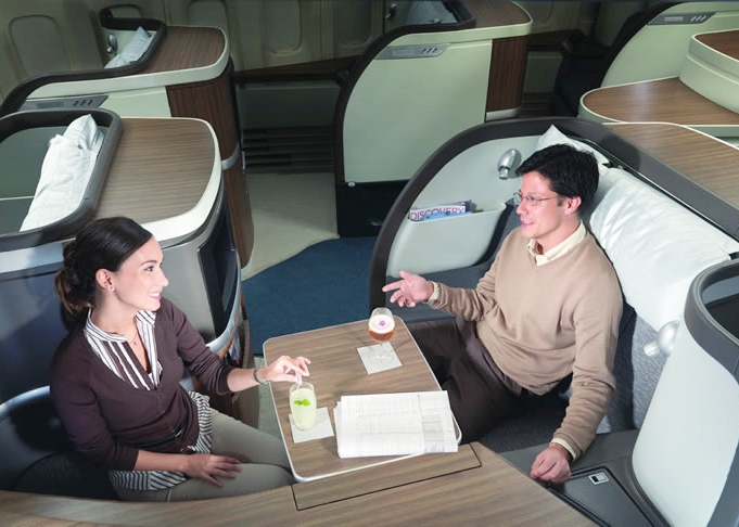 Best First Class Seats for Couples: Cathay Pacific 