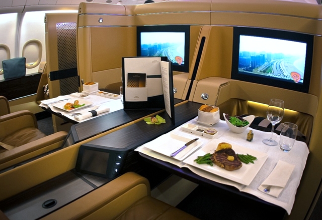 Best Airline First Class Seats for Couples: Etihad Diamond First Class Suites