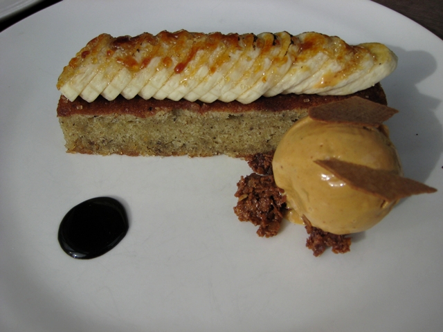 Nougatine at Jean-Georges NYC Restaurant Week Review - Banana Cake