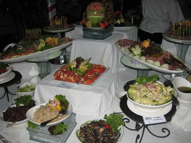 Couples Sans Souci Anniversary Party - Salad Buffet