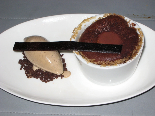 Riverpark NYC Restaurant Review - Chocolate Souffle Cake