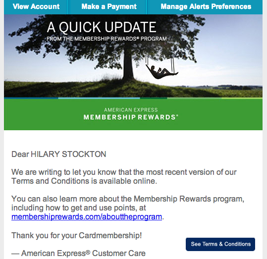 Goodbye AMEX Membership Rewards Points Advance