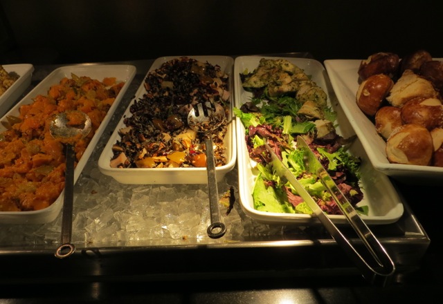 British Airways Galleries Lounge JFK - Pre-Flight Dining Salads