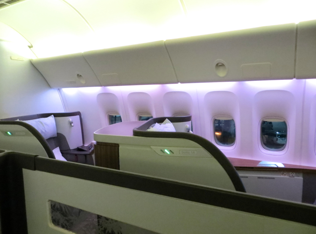 Cathay Pacific First Class Cabin