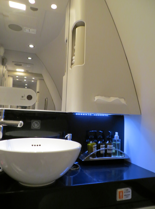 Cathay Pacific First Class Bathroom