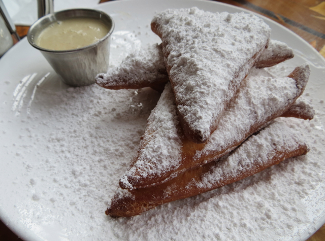 Toulouse Petit Seattle Restaurant Review - Toulouse Beignets with Chicory Creme Anglaise