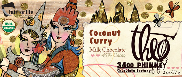 Theo Chocolate Factory Tour, Seattle - Coconut Curry Fantasy Bar