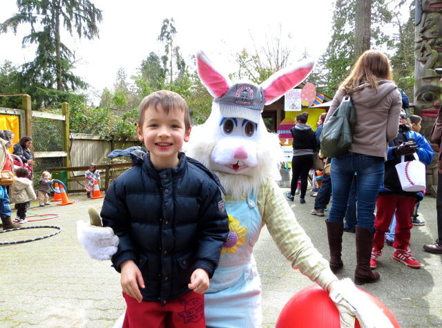 Stanley Park Miniature Train - Easter Bunny