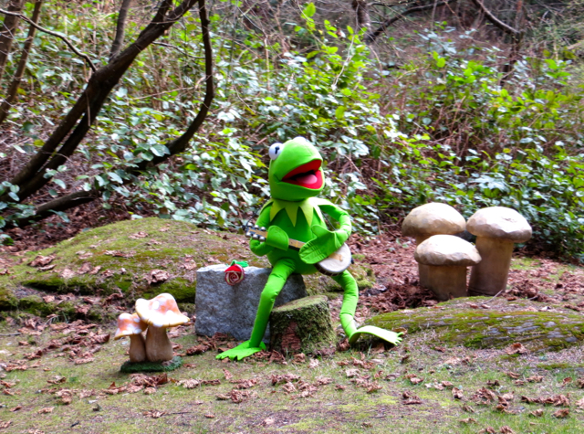 Stanley Park Miniature Train: Vancouver with Kids - Kermit the Frog