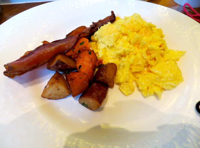 YEW Restaurant Review-Vancouver-Kids Eat Free-Scrambled Eggs and Bacon