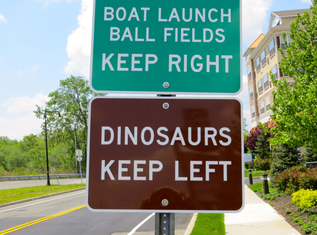 Review: Field Station: Dinosaurs - Dinosaurs Keep Left Sign