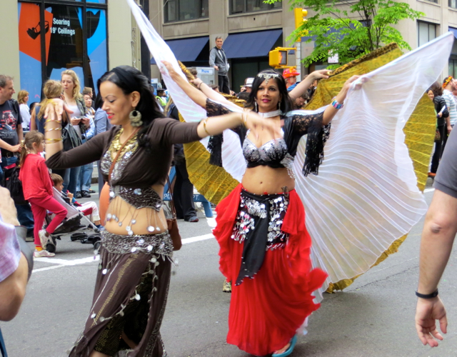 Belly Dancers, NYC Dance Parade 2013