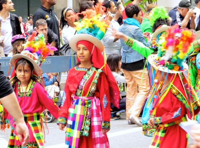 Bolivian Tinkus Child Dancers, NYC Dance Parade 2013