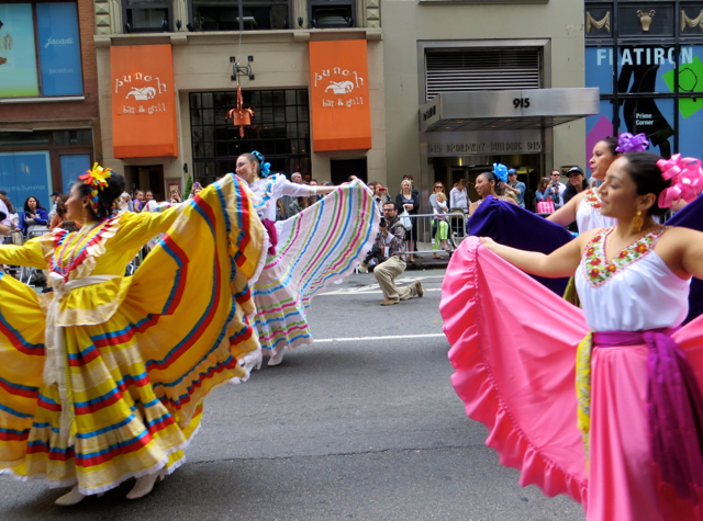 Mexican Carnival Dancers, NYC Dance Parade 2013