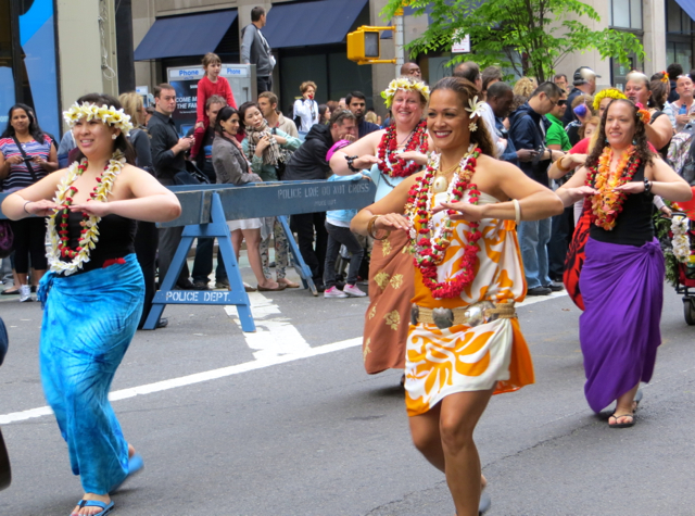 Hula Dancers, NYC Dance Parade 2013