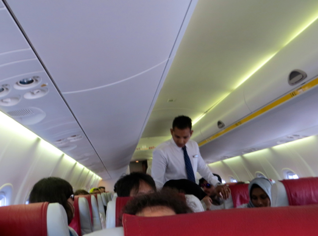 Interior of Maldivian Plane, Maldives