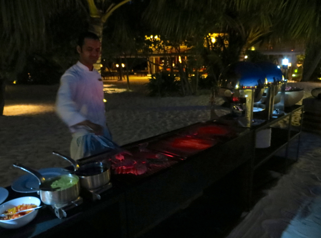Park Hyatt Maldives Island Grill Review - Beach Barbecue Grill