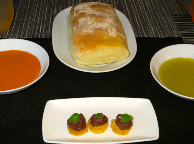 Park Hyatt Maldives Island Grill Review - Bread, Sauces and Amuse Bouche