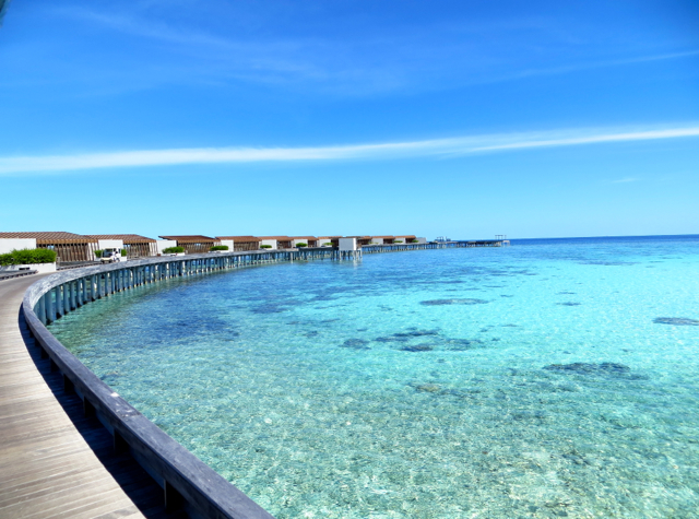 Park Hyatt Maldives Water Villa Review - Boardwalk and Water Villas