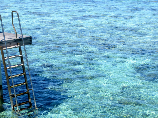 Park Hyatt Maldives Water Villa Review - Water Villa Stairs