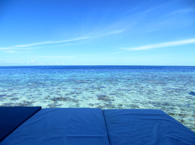 Park Hyatt Maldives Water Villa Review - View from Day Bed