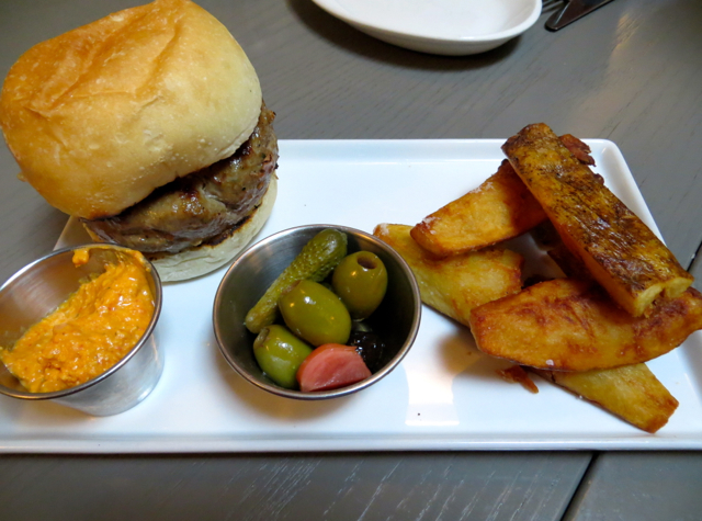 Fish Tag NYC Restaurant Review - Lamb Burger