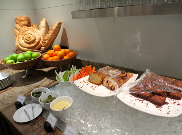 Plaza Premium Lounge Review, Male-Fruit, Cakes and Brownies