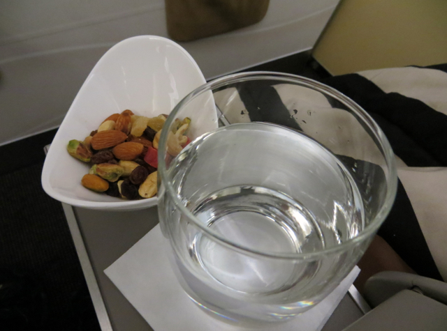 Etihad Business Class Review Male to Abu Dhabi - Nuts and Dried Fruit