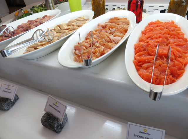 Yas Viceroy Abu Dhabi Hotel Review, Breakfast Buffet - Smoked Salmon