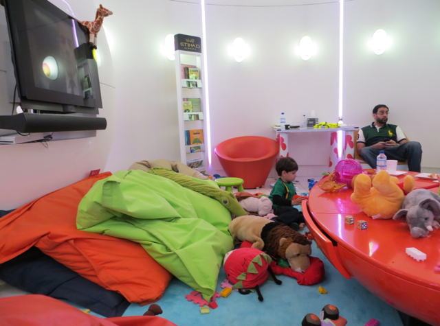 Etihad First Class Lounge Review Abu Dhabi - Kids' Playroom