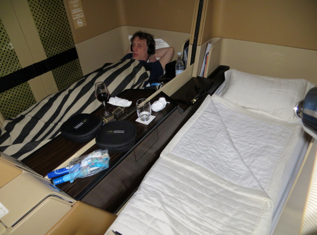 Etihad First Class Review: Abu Dhabi to NYC - Turn Down Service