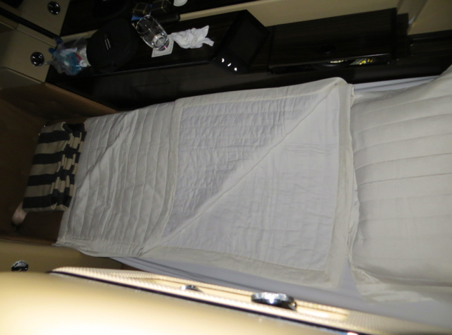 Etihad First Class Review - Bed After Turn Down Service