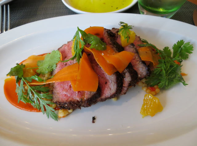 Boulud Sud NYC Restaurant Review - Marrakesh Spiced Steak