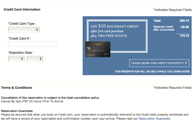 Hyatt Visa: Still the Best Hotel Credit Card Signup Bonus: 2 Free Nights + $50 Statement Credit