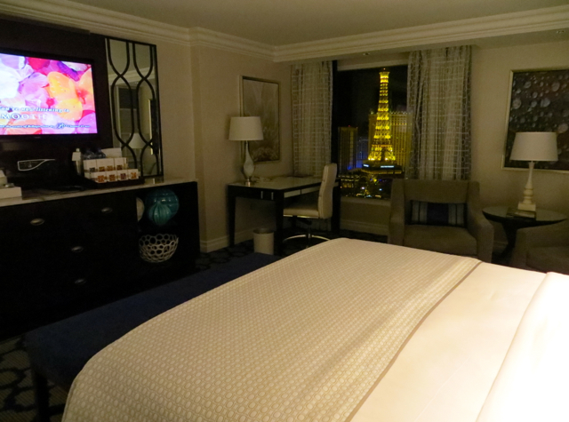 Bellagio Las Vegas Hotel Review - Fountain View Room with View of Eiffel Tower