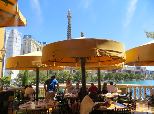Todd English's Olives Las Vegas Restaurant Review - Outside Terrace