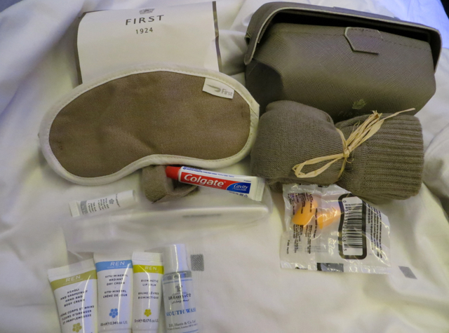 British Airways New First Class Review - Amenity Kit