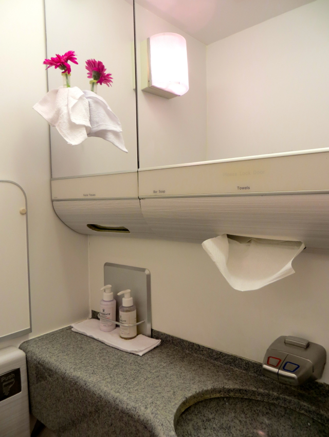 British Airways New First Class Review - Bathroom