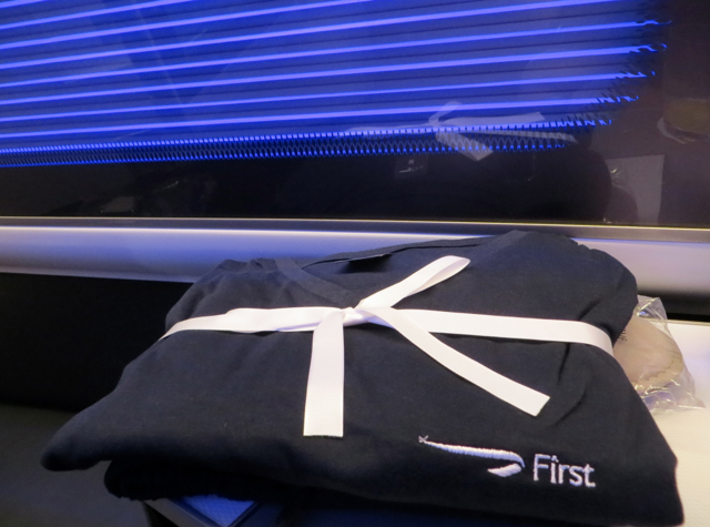 British Airways New First Class Review - Pajamas