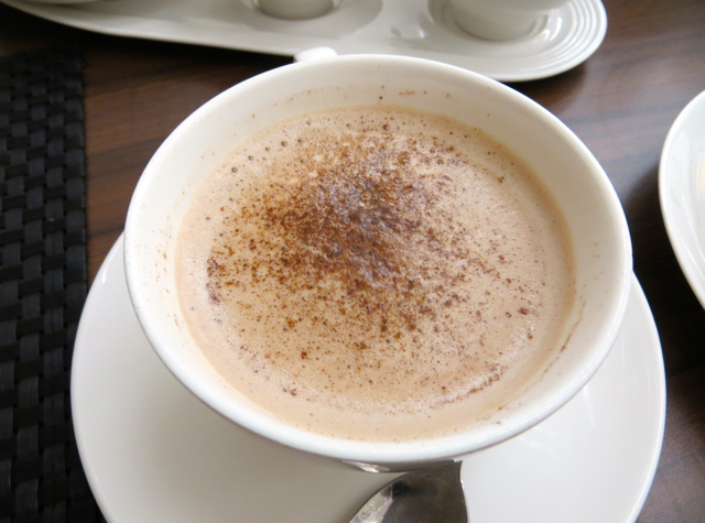 British Airways Galleries Arrivals Lounge - Concord Room Breakfast - Hot Chocolate