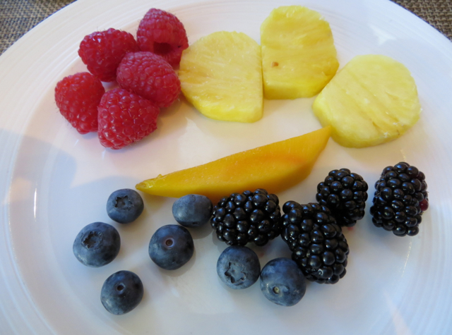 MOzen Bistro Sunday Brunch Review - Fresh Fruit