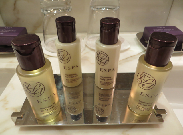 Corinthia Hotel London Review - ESPA bath amenities