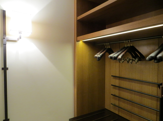 Corinthia Hotel London Review - Executive Room Walk-in Closet